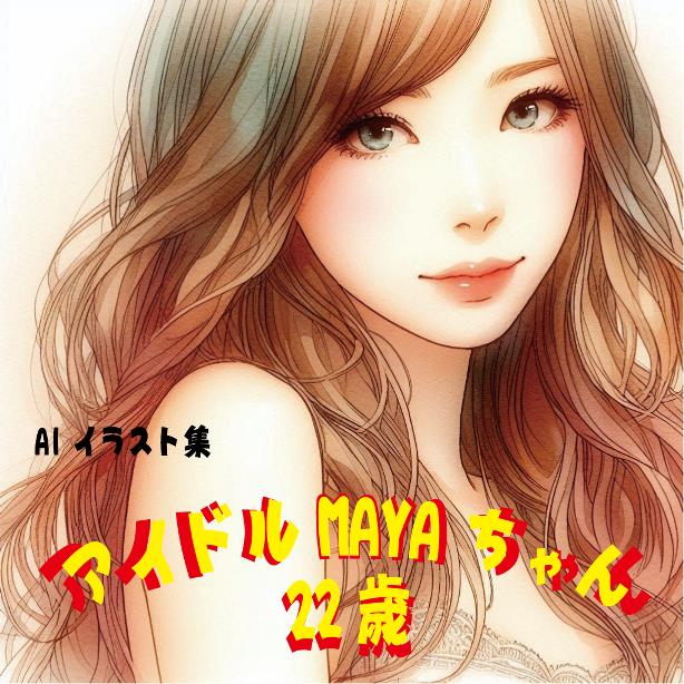 AIイラスト集「アイドルMAYAちゃん22歳」